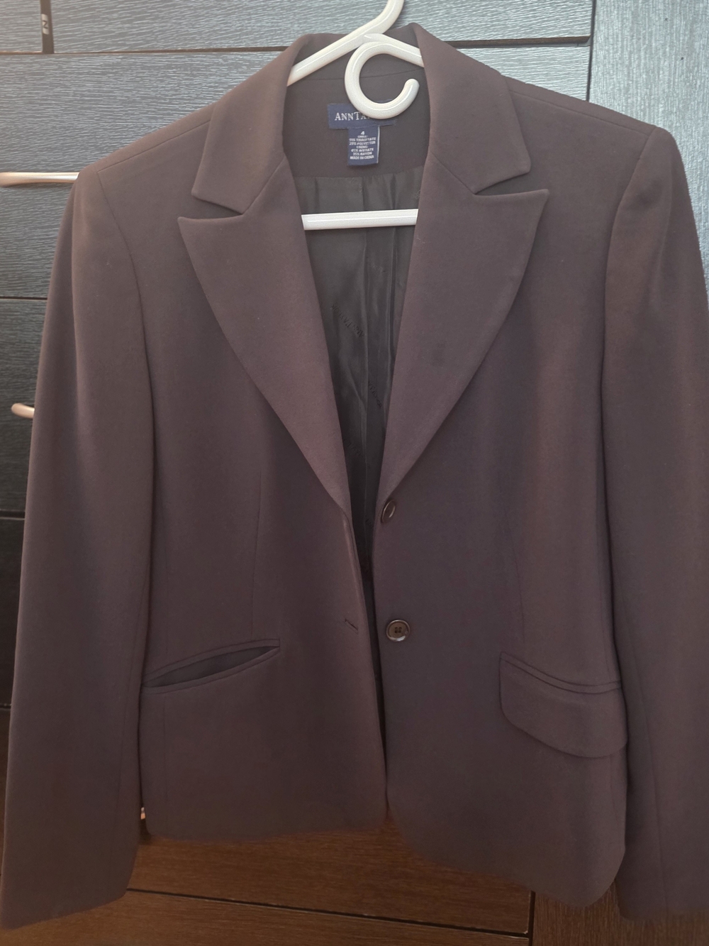 Ann Taylor Women's Dark Brown Tailored Blazer